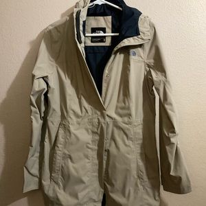 North face rain coat